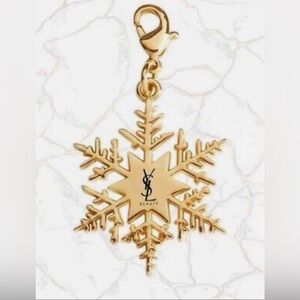 YSL Brand New Snowflake Charm
